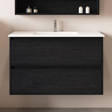 Laulea 900mm Wall Hung Single Vanity with Ceramic Countertop